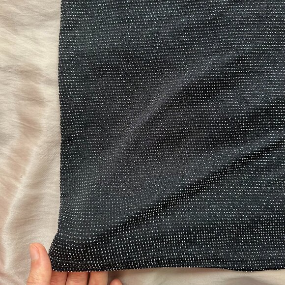 PrettyLittleThing Black Sparkle Mini Dress - Size S - Picture 5 of 5